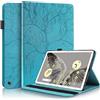 Succtopy Custodia Google Pixel Tablet 11 Pollici 2023 Cover in Pelle PU Flip Portafoglio con Porta Penna Google Pixel Tablet 11 Custodia con Funzione di Supporto Google Pixel Tablet 2023 - Blu