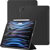 JETech Custodia per iPad Pro 12,9 6ª/5ª Gen (2022/2021), Nero | Cover Guscio Posteriore Rigido, Finitura Soft Touch, Protezione Antiurto