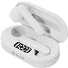 TELLUR Cuffie Bluetooth Flip con custodia di ricarica, BT 5.0, controllo touch per musica e chiamate, audio Hi-Fi HD, driver da 13 mm con Bass Boost, peso leggero 4 gr, USB-C, cavo incluso