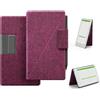 Ayotu Custodia supporto magnetico per Remarkable Paper Pro Move, folio tessuto mosaico, porta penna ripiegabile, attivazione/spegnimento auto, rivestimento microfibra, magnete potente (Borgogna)