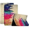 Generico DayQiQiPu Caso per Huawei MediaPad M3 8,4 Pollici BTV-W09/BTV-DL09 Ultrasottile con Motivo di Serie di Pittura a Olio in Pelle PU Flip con Custodia Protettiva per Auto Sveglia/Sonno,06