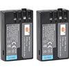 DSTE 2pcs D-LI109 Batteria compatibile con Pentax K30 K50 K500 K-2 K-S2 K-S1