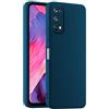 HULLIN Custodia per Telefono in Silicone Colorato, Adatta per Realme 7 Pro (6.4) - Blu zaffiro