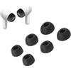 Zhixteu Auricolari per Redmi Buds 6 Pro, Buds 5 Pro, Auricolari in Gomma Morbida, 3 Paia (nero)