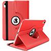 World Biz Custodia rotante per iPad Air 10,9'' 5a/4a generazione (2022/2020), rotazione a 360°, antiurto, in pelle PU, con funzione di accensione/spegnimento automatico, per Apple iPad Air 5/4 da 11,9