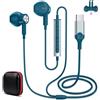 ACANDYA Auricolari USB C, Auricolari In-Ear, Cuffie con Cavo con Microfono, blu | con Telecomando Integrati per xiaomi REDMI Note 15 Pro+ 17 Pro Max POCO F7 F8 Pro 5G per Honor Magic8 Pro 400 Smart X9d Pad2