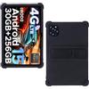 AKNICI Custodia Silicone per DOOGEE TAB G6 / KINGRID T90 Tablet 11 Pollici, Protettiva Cover con Supporto Integrato per DOOGEE TAB G6 / KINGRID T90 Tablet 11 Pollici, Nero