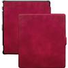 Andy Case1 Onyx Boox Go Color 7 Gen 2 Custodia, Sleep Cover per Boox Go 7 Custodia con cinturino da polso (Borgogna)