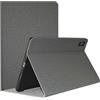 AKNICI Custodia Cover per TECLAST T65 Tablet 13.4 Pollici, PU Pelle Ultra Sottile Supporto Multiplo Custodia con Auto Svegliati/Sonno Retro Morbida in TPU, Grigio