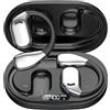 Ti Cow Auricolari wireless Bluetooth 5.4 M75 144 lingue AI Traduzione in tempo reale Interpretazione simultanea Cuffie musicali con orecchio sospeso (M75 nero, con funzione di traduzione)
