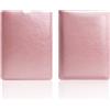 Generic Custodia per MacBook Air M2/M3/M4, 13, colore: oro rosa | Interno morbido, sottile pelle PU, tappetino per mouse integrato, leggero da trasportare