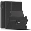 DINGGUAGUA Custodia Compatibile con Remarkable Paper Pro 11.8 Tableta 2024, 360° Girevole-Cover con Portapenne,Nero