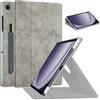 HEISHAYU Custodia per Samsung Galaxy Tab A9+ / A9 Plus 11 Pollici 5G 2023 SM-X210/X215/X216/X218,306 degree rotating Cover with auto Sveglia/Sonno functio,Gray
