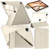 A-BEAUTY Custodia Compatibile con iPad Air 11 Pollici M4/M3/M2 (2026/2025/2024), Air 5a/4a Generazione 2022/2020, Pro 11 (2018-2022) con Portapenne, Auto Svegliati/Sonno, Luce Stellare
