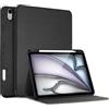 ProCase Cover iPad Air 11 M3/M2 2025/2024, Cover iPad Air 6/5/4 Generazione 10,9 Pollici 2022/2020 [A3266/A3267/A2588/A2589/A2591/A2324/A2072/A2316/A2325], Custodia con Portapenna -Nero