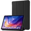 Simpeak Cover Compatibile per Xiaomi Redmi Pad 2 2025 (11.0''), Custodia in Pelle PU Compatibile con Xiaomi Redmi Pad 2 2025 11 Pollici Ultra-Sottile Folio Supporto Smart Cover, Nero