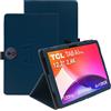 KUSINHOKA Custodia Compatibile con TCL Tab A1 Plus/Tab A1 Plus NxtPaper 12.2 Pollici, Leggero Pelle PU Protettiva Cover con Cinturino da Polso, Tablet Custodia Magnetico con Funzione di Supporto, Blu