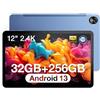 DOOGEE T20 Ultra Tablet 12 32 GB RAM + 256 GB ROM (2 TB TF), 10800 mAh, Helio G99 Octa-Core 2,2 GHz Android 13, 16 MP + 8 MP, 4G LTE/5G WiFi/GMS/GPS/Widevine L1 (blu)