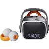 Micool Cuffie Bluetooth a Conduzione Ossea 5.3, Senza Dolore Ear-Clip Clipser Cuffie Bluetooth Senza Fili, Mini Osso Open Ear Auricolare Sportivo, Lunga Durata Della Batteria (bianco)