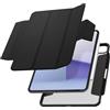 Spigen Cover AirSkin Pro Compatibile con iPad Pro 11 pollici M5 (2025) / M4 (2024) con coperchio magnetico staccabile, retro trasparente e portamatite - Nero