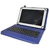 theoutlettablet® Custodia con tastiera rimovibile in spagnolo Type-C (inclusa lettera Ñ) compatibile con tablet OUKITEL RT5 RT6 RT7 RT8 RT9 OKT3 OT5 OT6 OT8 OT5s OT11 colore blu