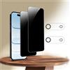 Generic Confezione da 2 pellicole proteggi schermo privacy per iPhone Air [6,5 pollici] + 2 pellicole protettive per obiettivo della fotocamera, protezione dagli urti, anti spia, in vetro temperato privato