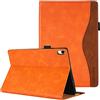 CASAFUNY Cover Custodia per iPad 11 Generazione A16 11 Pollici 2025/iPad 10 Generazione 10,9 Pollici 2022 Protettiva Magnetica Cover con Funzione Sleep/Wake, Arancione
