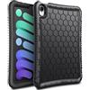 FINTIE Cover per iPad mini 7a Gen (A17 Pro) 2024/iPad mini 6a Gen 2021 8,3 | [Serie Honey Comb] Leggera Custodia Protettiva Case Antiurto in Silicone, Nero