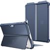 FINTIE Custodia per Microsoft Surface Go 4/3/2/1 10 Pollici | (2023 2021 2020 2018) - Antiurto Cover con Porta Penna e Rigida Kickstand, Compatibile con Type Cover Keyboard, Blu