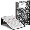 MoKo Custodia con supporto per reMarkable Paper Pro 2024, Taccuino Nero | Custodia a tre ante in pelle premium con portapenna, Riattivazione/Sospensione automatica
