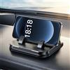 Generic Supporto per telefono da auto con rotazione a 360°, 2 in 1, supporto per cruscotto e targa, supporto verticale orizzontale per schermo di navigazione auto, nero