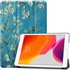 Lobwerk - Smart Cover per Apple iPad 10.2 Pollici 2019, con Funzione leggio e Auto Sleep/Wake Blu 09