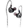 TINHIFI Monitor in-ear cablati P1 MAX II - Driver magnetico planare da 14,2 mm di nuova generazione, doppio circuito magnetico N52 e design a doppia cavità, cavo staccabile a 2 pin da 0,78 mm, suono