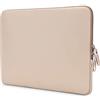 MOSISO Laptop Sleeve Compatibile con MacBook Neo/Air/Pro 13-14 pollici | Pelle PU Imbottita Custodia Impermeabile Borsa per MacBook Pro 14 M5 M4 M3 M2 M1 Pro/Max 2026-2021 A2442 ecc., Albicocca