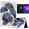 LSPCASA Custodia Lenovo Tab P11 Pro 2nd Gen Pelle PU Stand Folio Custodia Tablet Supporto Auto Wake/Sonno Cover Lenovo Tab P11 Pro 2nd Gen Foglia