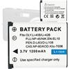 Aousavo EN-EL10 NP-45 Li-42B batteria di ricambio compatibile con Arctis Nova Pro,FinePix J10, J12, J15fd, J20, J27, J28, J29, J30, J32, J37, J38, J40, J100, J10w, J10 20