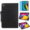 MEIYOUQI Custodia per Samsung Galaxy Tab A8 10.5 Inch 2022 (SM-X200 X205 X207),Sottile Pelle Multi-angli Stand Protezione totale Tablet Cover Caso Con Penna Stilo, Pellicola Per Schermo (Black)