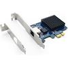 10Gtek Gen4 NIC, 10Gb/s PCIe Network Adapter, 10G CNA, 10GBASE-T PCIe Network Card, PCIe X1, for Windows/Linux OS