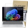 GENERIC Pellicola protettiva in vetro temperato da 15,6 per laptop da 15,6 con rapporto di aspetto 16:9 Lenovo/HP/Dell/ASUS/LG/Acer/MSI/Samsung ecc., durezza 9H, ultra HD