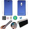 Oujietong Ojtong Custodia per Samsung Galaxy Tab S 8.4 Sm-T705 T700 8.4 Anello di Protezione in Silicone + Coperchio della Custodia con Patta Superiore della Custodia Blu