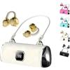 Generic Cuffie wireless a clip, alla moda, comode, da donna, con clip, auricolari Bluetooth aperti con orecchini staccabili, riduzione del rumore, per allenamenti e pendolarismo (bianco)