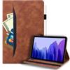 Generico DayQiQiPu Custodia per Lenovo Tab M10 HD Gen 2 (2a Gen) TB-X306X, TB-X306F 10,1 Pollici Caso Retrò in Pelle PU Flip Stand Cover Portafoglio Guscio dalla Texture Morbida e Auto Wake/Sleep,Marrone