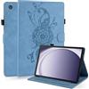 CXTCASE Custodia Cover per Samsung Galaxy Tab A9+ 11 Pollici 2023 Tablet con Supporto,Folio Stand Protettiva Tablet Cover per Samsung Galaxy Tab A9 Plus (SM-X210/ X215/ X216),Azzurro