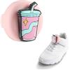 EAVUYIS Porta-Localizzatore GPS Bambini, Porta-Airttag per Scarpe Bambini, Ustodia per tracciatore GPS nascosta, Anti-emoval, Custodia in silicone Airttag