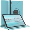 EAZY CASE - Custodia per tablet per iPad Samsung Galaxy Tab A11, 8,7 pollici, Smart Cover Tablet Case RotationCase da appoggiare, a portafoglio, girevole a 360°, con funzione leggio, in ecopelle
