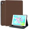 LSPCASA Custodia per iPad 9,7 pollici 6. Generazione 2018/5. Generazione 2017 A1954 A1893 A1823 A1822 Ultrasottile in PU Pelle con Portapenne e Funzione Stand, Custodia Protettiva per Tablet per iPad