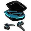 Annadue Auricolari Bluetooth,Auricolari Wireless da Gioco 45 Ms Auricolari da Gioco Bluetooth 5.2 a Latenza Ultra Bassa,Auricolari Dual Mode Microfono Incorporato con Custodia di Ricarica per il Gioco(Nero)