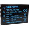 Dot.Foto NP-60 Premium 3.7v / 1150mAh Batteria Ricaricabile per Fujifilm FinePix 50i, F401, F410, F601 Zoom, M603