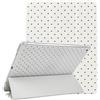 Lovmooful per iPad Air 3 / Pro 10.5 Custodia Polka Dot Pois-Bianco | Portapenne Carino,Pois Design,per Ragazze Donne,TPU morbido Tripla Piega Supporto Cover,Antiurto AntiGraffio Protezione