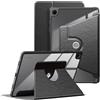 Yiernuo Custodia per Samsung Galaxy Tab A9 Plus/Galaxy Tab A9 + 11 Pollici SM-X210/X216/X218 Tablet,Cover Trasparente Rotazione 360°con Funzione Supporto e Auto Sveglia/Sonno,Nero